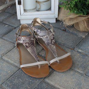 BCBGeneration Snakeskin Sandals